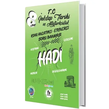 8. Sınıf Hadi Serisi T.C. İnkılap Tarihi Etkinlikli Soru Bankası Fi Yayınları