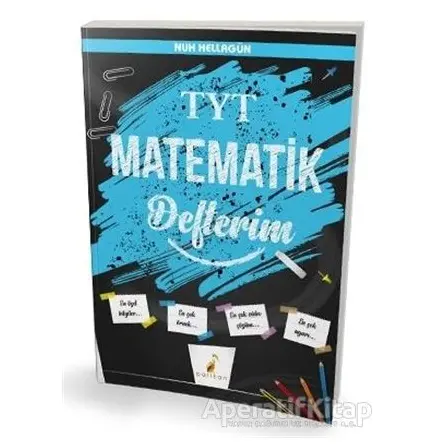 TYT Matematik Defterim - Nuh Hellagün - Pelikan Tıp Teknik Yayıncılık