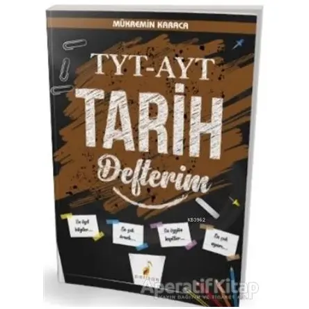 TYT-AYT Tarih Defterim - Mükremin Karaca - Pelikan Tıp Teknik Yayıncılık