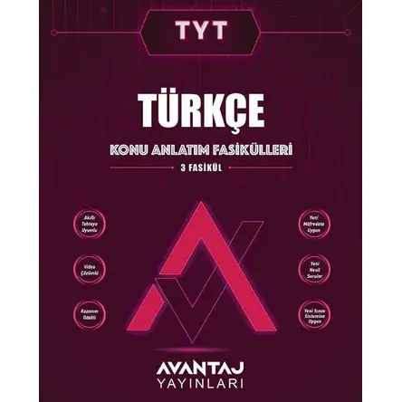 Avantaj TYT Türkçe Konu Anlatım Fasikülleri
