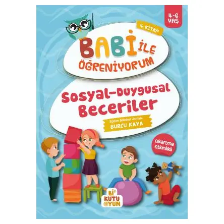 Sosyal-Duygusal Beceriler - Babi İle Öğreniyorum 4. Kitap - Bi Kutu Oyun