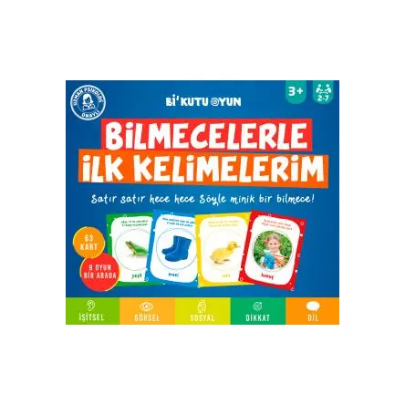 Bilmecelerle İlk Kelimelerim - Bi Kutu Oyun