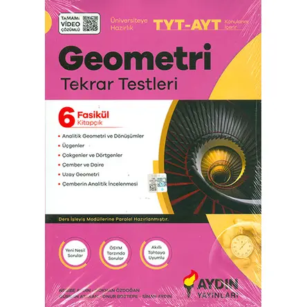 TYT-AYT Geometri Tekrar Testleri Aydın Yayınları