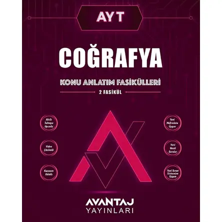 Avantaj AYT Coğrafya Konu Fasikülleri