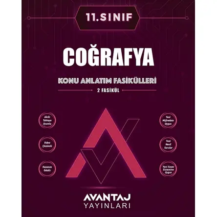 Avantaj 11. Sınıf Coğrafya Konu Anlatım Fasikülleri