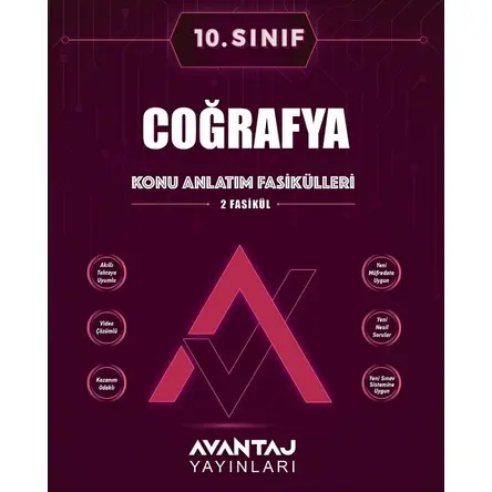 Avantaj 10. Sınıf Coğrafya Konu Anlatım Fasikülleri