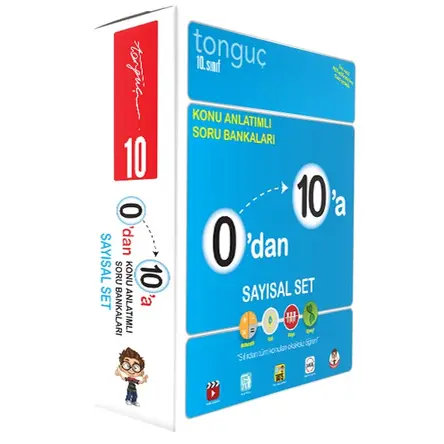 Tonguç 0dan 10a Konu Anlatımlı Soru Bankası Sayısal Set