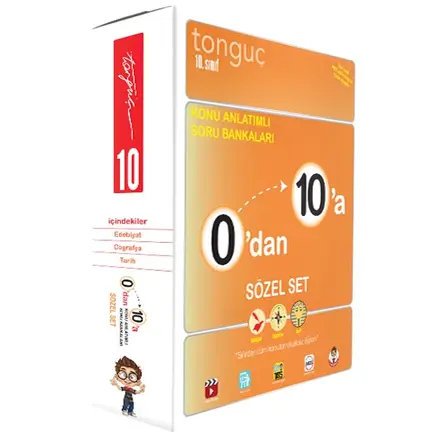 Tonguç 0dan 10a Konu Anlatımlı Soru Bankası Sözel Set