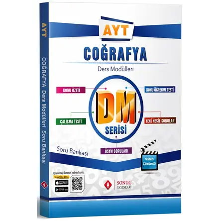 Sonuç AYT Coğrafya DM Ders Modülleri Soru Bankası