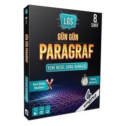 Strateji 2021 8. Sınıf LGS Gün Gün Paragraf Soru Bankası