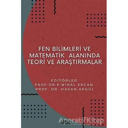 Fen Bilimleri ve Matematikte Alanında Teori ve Araştırmalar - E. Nihal Ercan - Gece Kitaplığı