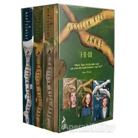 Yeşilin Kızı Anne Kutulu Set - L. M. Montgomery - Ren Kitap