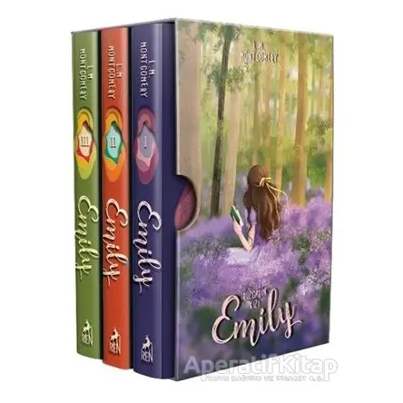Rüzgarın Kızı Emily (3 Kitap Set - Ciltli Kutulu) - L. M. Montgomery - Ren Kitap
