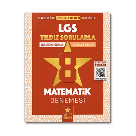 Yıldız Sorular 8. Sınıf LGS Matematik 8 Deneme Video Çözümlü