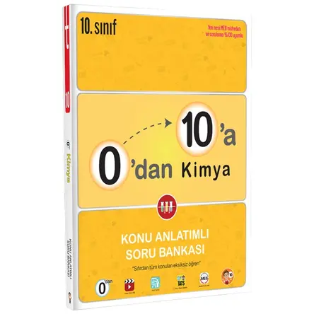 Tonguç Akademi 0’dan 10’a Kimya Konu Anlatımlı Soru Bankası