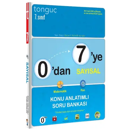 0’dan 7’ye Sayısal Konu Anlatımlı Soru Bankası Tonguç Akademi