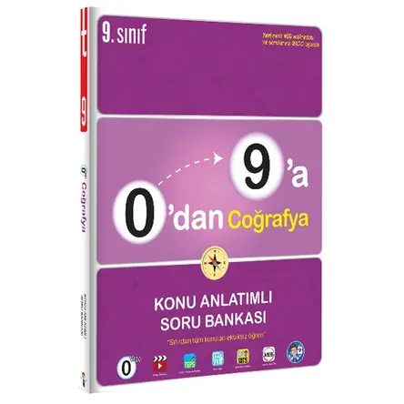 0’dan 9’a Coğrafya Konu Anlatımlı Soru Bankası Tonguç Akademi