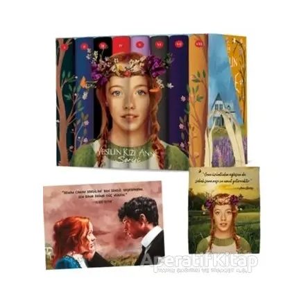 Yeşilin Kızı Anne Seti (8 Kitap Takım Ciltli - Kutulu) - L. M. Montgomery - Ephesus Yayınları