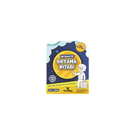 İnteraktif Boyama Kitabı 1 - Feyyaz Ulaş - Yeti Kitap