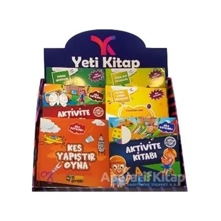 Etkinlik Kitapları Standı (120 Kitap - 10 Çeşit) - Kolektif - Yeti Kitap