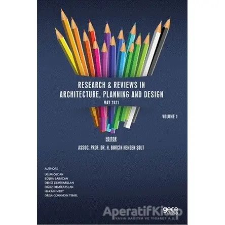 Research Reviews in Architecture, Planning and Design, May Volume 1