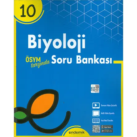 Endemik 2022 10. Sınıf Biyoloji Soru Bankası