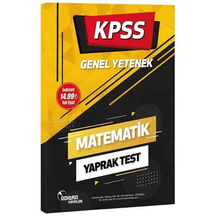 Doktrin 2022 KPSS Matematik Yaprak Test