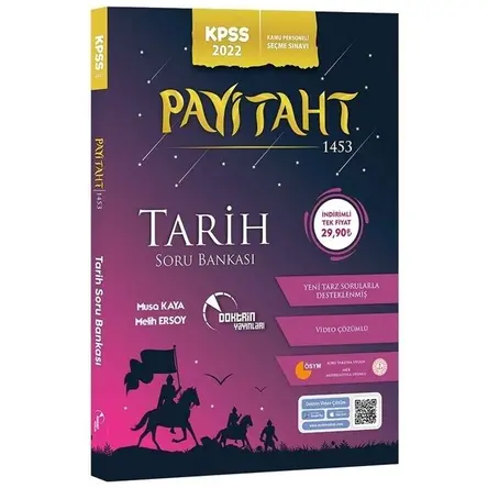 Doktrin 2022 KPSS Tarih PAYİTAHT 1453 Soru Bankası Video Çözümlü