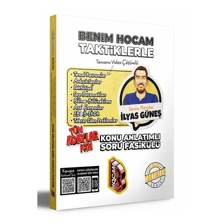 Benim Hocam Tüm Adaylar İçin Taktiklerle Temel Kavramlar ve Sayılar Konu Anlatımlı Soru