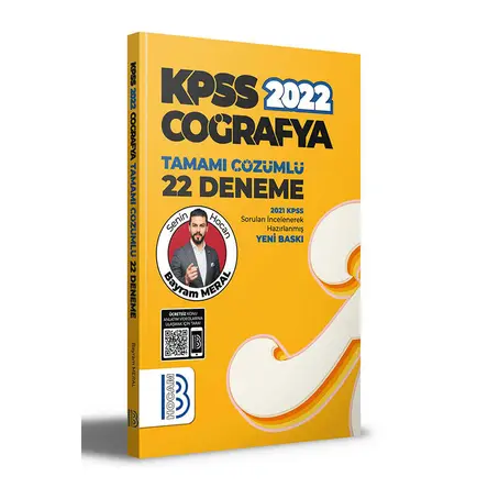 Benim Hocam 2022 KPSS Coğrafya Tamamı Çözümlü 22 Deneme