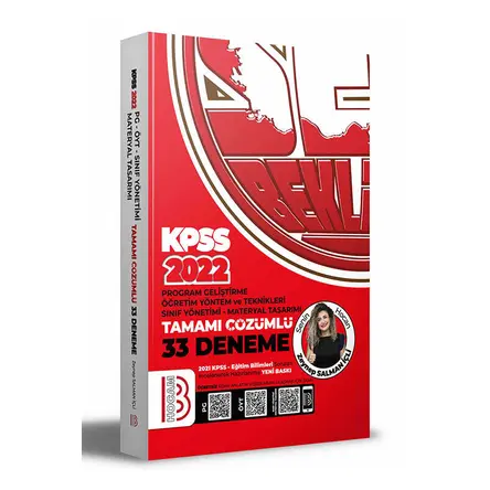 Benim Hocam 2022 KPSS Eğitim Bilimleri Program - ÖYT - Sınıf Yönetimi - Materyal Tasarımı 33 Denerme