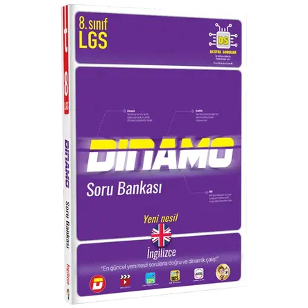 Tonguç Akademi LGS 8. Sınıf İngilizce Dinamo Soru Bankası