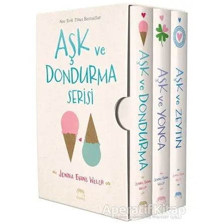 Aşk ve Dondurma Serisi Kutulu Set (3 Kitap Takım) - Jenna Evans Welch - Yabancı Yayınları