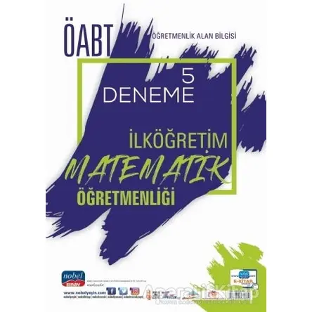 2021 ÖABT Öğretmenlik Alan Bilgisi İlköğretim Matematik Öğretmenliği 5 Deneme
