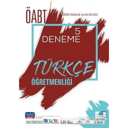2021 ÖABT Türkçe Öğretmenliği - Öğretmenlik Alan Bilgisi - 5 Deneme