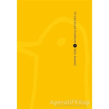 İyi Geceler Punpun 1 - İnio Asano - Gerekli Şeyler Yayıncılık