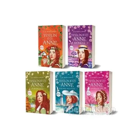 Yeşilin Kızı Anne Seti (5 Kitap Takım) - L. M. Montgomery - Dokuz Yayınları