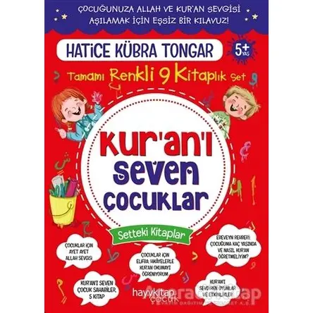 Kur’an’ı Seven Çocuklar 9’lu Set - Hatice Kübra Tongar - Hayykitap