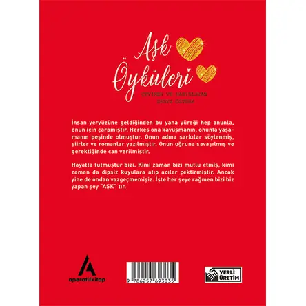 Aşk Öyküleri Cep Boy Aperatif Tadımlık Kitaplar