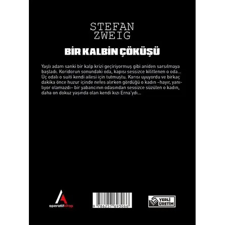 Bir Kalbin Çöküşü - Stefan Zweig - Cep Boy Aperatif Tadımlık Kitaplar
