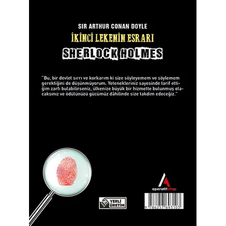 İkinci Lekenin Esrarı - Sherlock Holmes - Cep Boy Aperatif Tadımlık Kitaplar