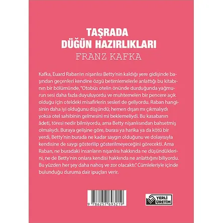Taşrada Düğün Hazırlıkları - Franz Kafka - Cep Boy Aperatif Tadımlık Kitaplar