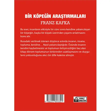 Bir Köpeğin Araştırmaları - Franz Kafka - Cep Boy Aperatif Tadımlık Kitaplar