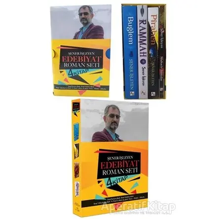 Şener İşleyen Edebiyat Roman Seti (4 Kitap Takım) - Şener İşleyen - Az Kitap