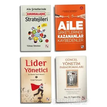 Yönetim Seti (4 Kitap Takım) - Taşkın Kılıç - Az Kitap