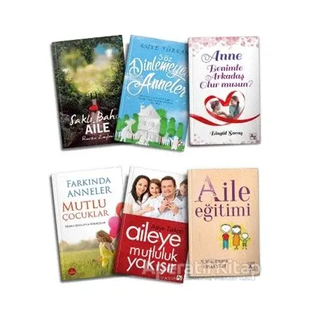 Aile ve Çocuk Eğitimi Seti (6 Kitap Takım) - Kolektif - Az Kitap
