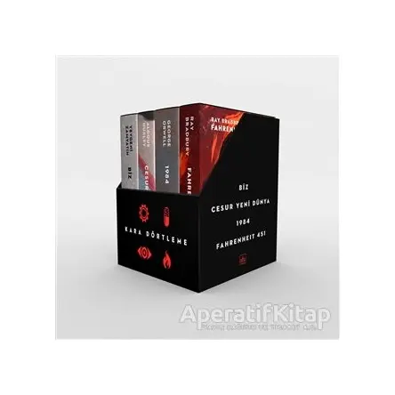 Kara Dörtleme Kutu Set (4 Kitap Takım) - Kolektif - İthaki Yayınları