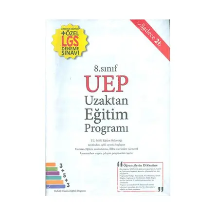 Tonguç 8.Sınıf Deneme Uzaktan Eğitim Programı
