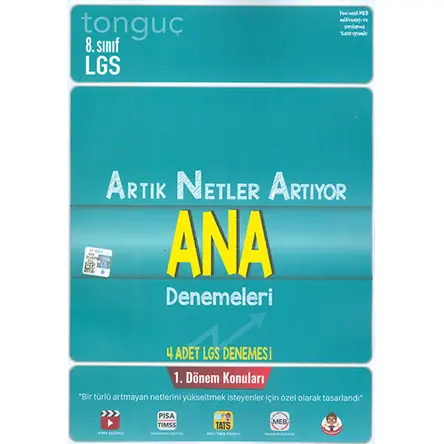 Tonguç 8.Sınıf Artık Netler Artıyor 1.Dönem LGS Denemesi