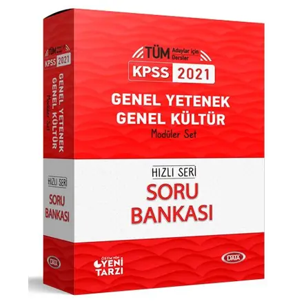 2021 KPSS Genel Kültür Genel Yetenek Soru Bankası Seti Data Yayınları
